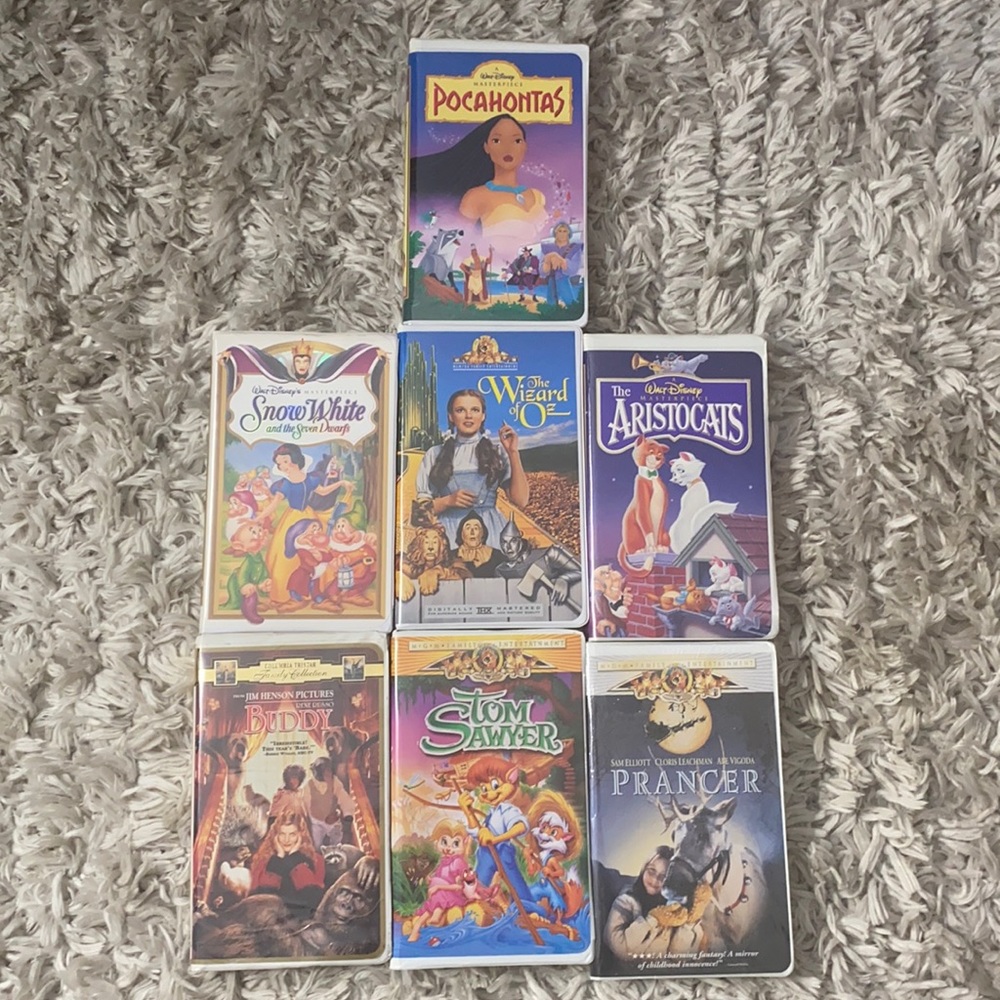 VHS tapes